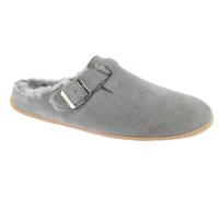 Living Kitzbühel Lederpantoffel Premium mit Lammfell stahlgrau Hausschuhe (Größe 36-40), Größe Euro (US) 37