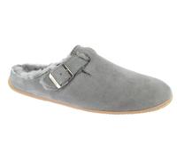 Living Kitzbühel Lederpantoffel Premium mit Lammfell stahlgrau Hausschuhe (Größe 41-46), Größe Euro (US) 42