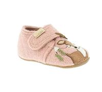 Living Kitzbühel Jungen Mädchen Babyklettschuh Rehkitz Hausschuh, Peach, 25 EU