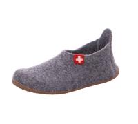 Living Kitzbühel SLIPPER SCHWEIZER Kreuz für Herren, grau, Gr. 45 EU