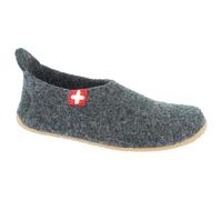 Living Kitzbühel - Slipper Schweizer Kreuz No. 4249 - Hüttenschuhe, Gr. 32, grau (Anthra)