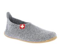 Living Kitzbühel Unisex Slipper Schweizer Kreuz Hausschuh, grau, 37 EU