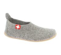 Living Kitzbühel - Slipper Schweizer Kreuz No. 4249 - Hüttenschuhe, Gr. 48, grau (LightBrown)