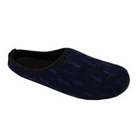 Living Kitzbühel Unisex Pantoffel Karo Hausschuh, Dunkelblau-Schwarz, 41 EU