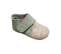 Living Kitzbühel Woll-Hausschuhe in Grün - Größe 18 | Baby Hausschuhe