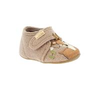 Living Kitzbühel Woll-Hausschuhe "Rehkitz" in Beige - Größe 18 | Baby Hausschuhe
