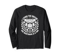 Living The Dream One Nightmare at a Time Funny Gothic Vintage Langarmshirt