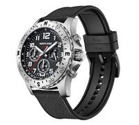 Lixada Solarbetriebene North Edge-Uhr für Herren - Outdoor-Chronograph aus Edelstahl, 180 Tage Gangreserve, Piloten-inspiriert