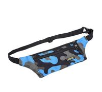 LIXSAZSE Gegenstände mit Stil - Reise Gürteltasche, Geld Hüftgürtel, Polyester, für Jungen und Mädchen, Kinder, Camouflage Gürteltasche, Reise Gürteltasche, Camo Blau