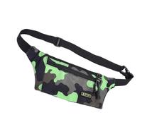 LIXSAZSE Gegenstände mit Stil - Reise Gürteltasche, Geld Hüftgürtel, Polyester, für Jungen und Mädchen, Kinder, Camouflage Gürteltasche, Reise Gürteltasche, Tarngrün