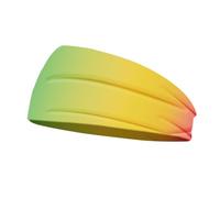 LIXSAZSE Gehäkelte Stirnbänder Stretch Sport Stirnband Verstellbare Tie Dye Haarbänder mit breitem Blumendruck für sportliches Laufen, Geben Sie 5 ein