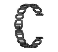 LIXSAZSE Leicht zu tragendes Edelstahl Uhrenarmband - breite Anwendung, geeignet für jeden Anlass. Leicht zu tragendes Metall Uhrenarmband, Schwarz