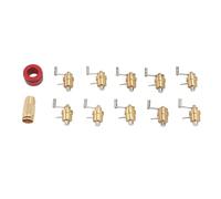 LIYJTK Uhren-Hauptfederaufzug Profi-Set Messing für Uhrmacher 10 Modelle