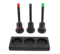 LIYJTK Watch Reparatur Oiler Kit tragbares professionelles Oiler -Stift -Reparaturwerkzeug für den Uhrmacher 3PCS Green Red Black