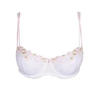 LIZELOT weiss halb unterlegter Balconette-BH Sonstige 75 D Cup