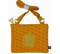 Lizenzierte Harry Potter Hufflepuff-Umhängetasche mit verstellbarem Riemen, gelb, 21