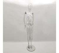 LJHU Mannequin Transparente Schaufensterpuppe für Unterwäsche, Robuste Leichte Pflegeleichte Schaufensterpuppe, Einfach zu Montierende Bekleidungsgeschäft Weibliche Kleiderform (Size : Style6)