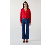 LK Bennett Cd Tallis Lips Cardigan Red Größe: L | Cardigans Outlet | Damen | Rot