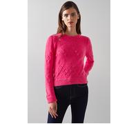LK Bennett Ebba Knitted Sweater Watermelon Größe: L | Strickpullover Outlet | Damen