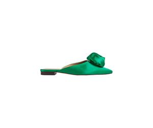 LK Bennett Rosie Satin Rose Flat Emerald Größe: 35 | Pantoletten Outlet | Damen | Rosa