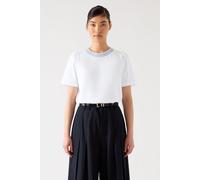 LK Bennett Tj Astrid Contrast Tee White Größe: L | Hemden Outlet | Damen | Weiß