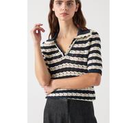 LK Bennett Tk Charlee Scallop Top Cream Größe: L | Hemden Outlet | Damen | Weiß