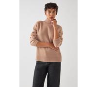 LK Bennett Tk Everly Utility Sweater Cinnamon Größe: L | Strickpullover Outlet | Damen