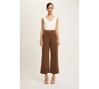 LK Bennett Tr Hans Cord Trouser Chocolate Größe: 14 | Ausgestellte Hosen Outlet | Damen | Braun