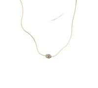 LKBEADS Natural RAW HERKIMER DIAMOND With Inclusions Crystal Necklace rondelle 4mm smooth 16inch Full strand Beads Jewelry Gemstone Necklace crystal healing energy stone Necklace for Women