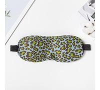 Lkw Ogechi 2 Stück Schlaf Augenmaske Lichtblockierend für Frauen und Männer, 3D Leopard Augenmaske zum Schlafen, Luxus Reise Schlafmaske, mit Verstellbarem Gurt, Komfortable Atmungsaktiv