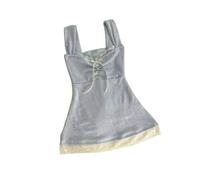 LLECDASEUI Y2k Cheetah Tops Emo Coquette Cropped Top Grunge 2000s Leopard Print Spaghetti Strap Tops (Himmel,S)