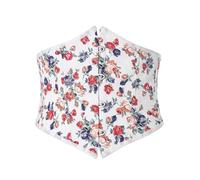 LLHCF Hochwertiger Taillenmieder aus Polyester mit floralem Design, elegantes Korsett für Outfit-Styling, luxuriöses viktorianisches Taillenkorsett, blumenmuster, M