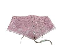 LLHCF Hochwertiger Taillenmieder aus Polyester mit floralem Design, elegantes Korsett für Outfit-Styling, luxuriöses viktorianisches Taillenkorsett, C, M