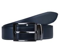 LLOYD Gürtel Wendegürtel W100 Leder 100 cm Schwarz/Blau kürzbar 35 mm