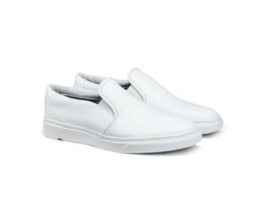Lloyd Aruba Schuhe Slipper weiß uni Lufthansa 14-208-31 für Herren, weiß, Größe 43 EU / 9 UK