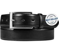Lloyd-Belts Gürtel Herren Glattleder schwarz, 80 CM (30 INCH)
