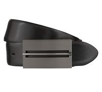 LLOYD Belts Gürtel Herrengürtel Ledergürtel Koppelschließe 6389, Änge:110, Farbe:schwarz, Men's, Schwarz, L