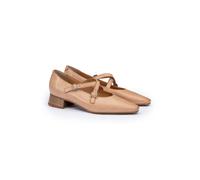 LLOYD Damen Ballerina Braun 38.5 Glattleder