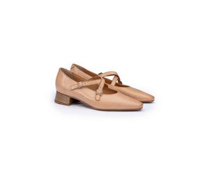 LLOYD Damen Ballerina Braun 40.5 Glattleder