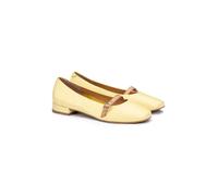 LLOYD Damen Ballerina Gelb 42.5 Glattleder