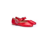 LLOYD Damen Ballerina Rot 36.5 Genarbtes Leder | Glanzleder
