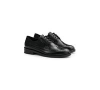 LLOYD Damen Brogue Schnürer Schwarz 35 Glattleder