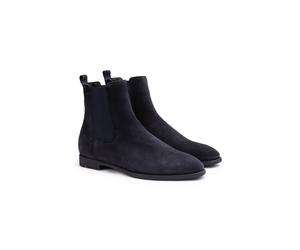 LLOYD Damen Chelsea Boot Schlupfstiefelette Blau 40.5 Rauleder