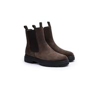 LLOYD Damen Chelsea Boot Schlupfstiefelette Braun 35 Rauleder