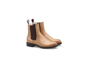 LLOYD Damen Chelsea Boots Beige 37 Glattleder