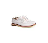 LLOYD Damen Derby Schuhe | Schnürschuhe Weiss 36.5 Glattleder