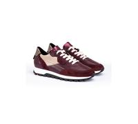 LLOYD Damen Low Top Sneaker | Sneakers Rot 38 Effekt Leder | Glattleder | Rauleder