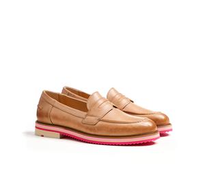 LLOYD Damen Mokassins | Slippers Braun 35 Glattleder