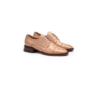 LLOYD Damen Schnürschuhe Braun 39 Geprägtes Leder | Glattleder