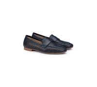 LLOYD Damen Slippers Blau 41 Gelochtes Leder